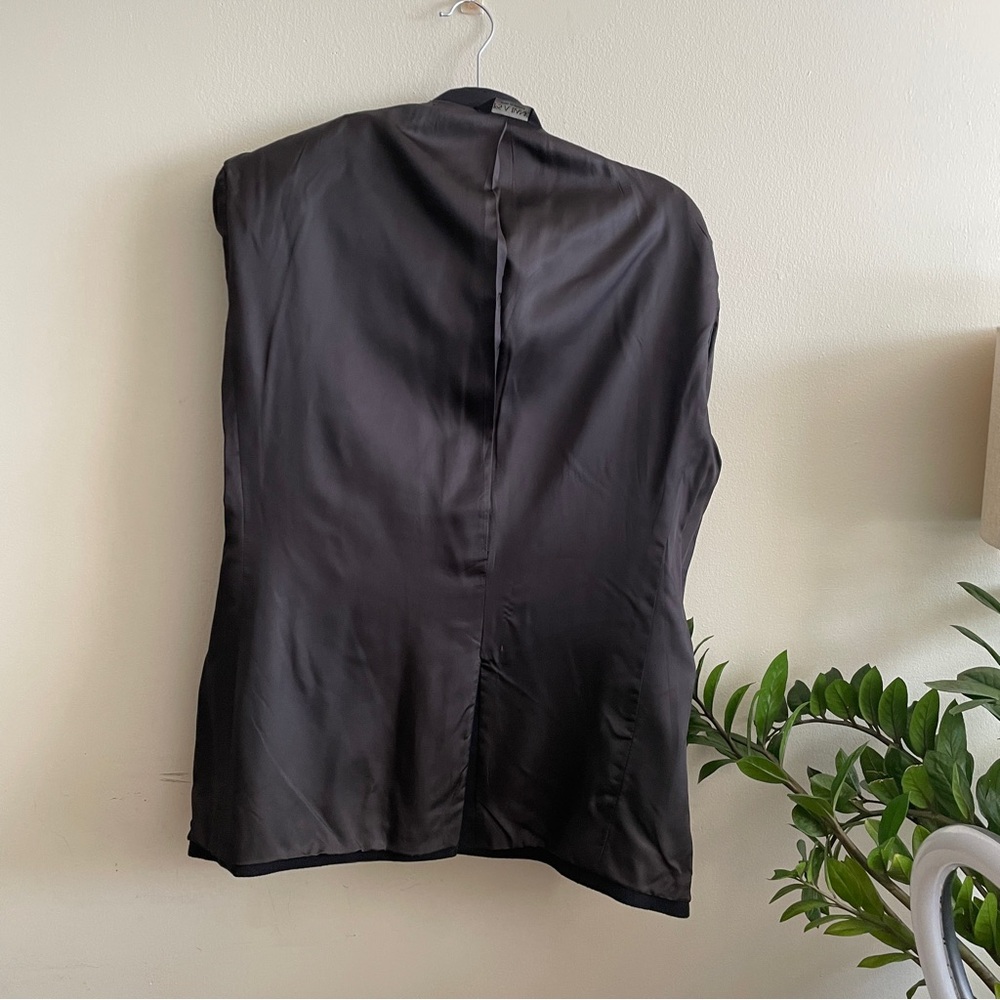 Jos A Bank Blazer Cashmere 100% Mens Navy Blue Sport Coat Jacket Academic 40S - Picture 10 of 11